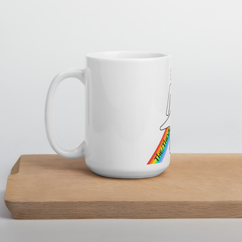 The/Theys White Glossy Mug